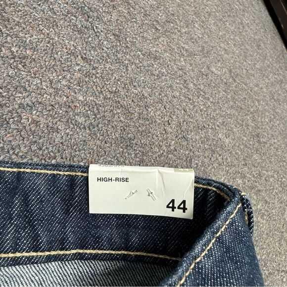 Zara High Rise Jean Shorts Size 12 NWT - Picture 4 of 9